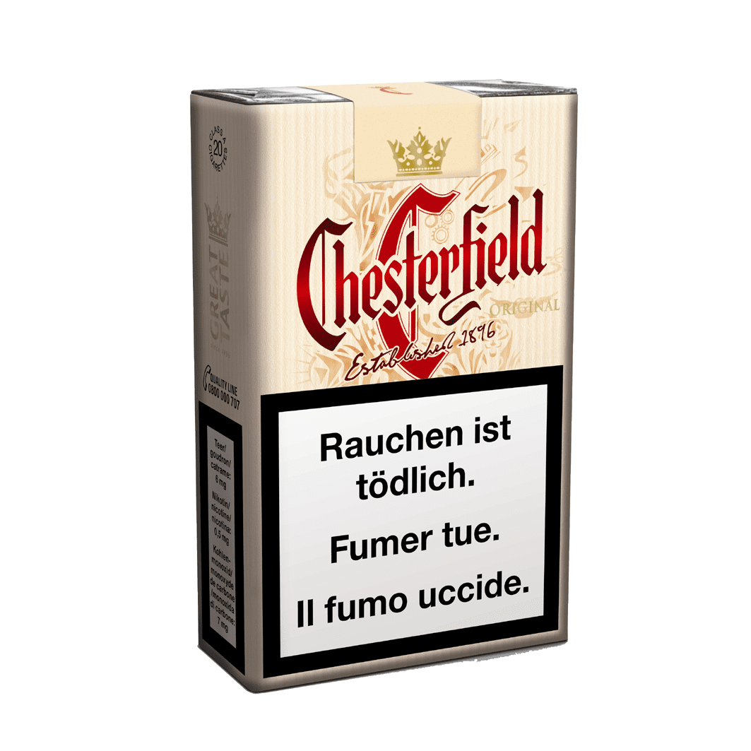 illustration pour Chesterfield Original, paquet souple