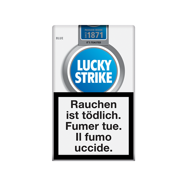 illustration pour Lucky Strike Light paquet souple