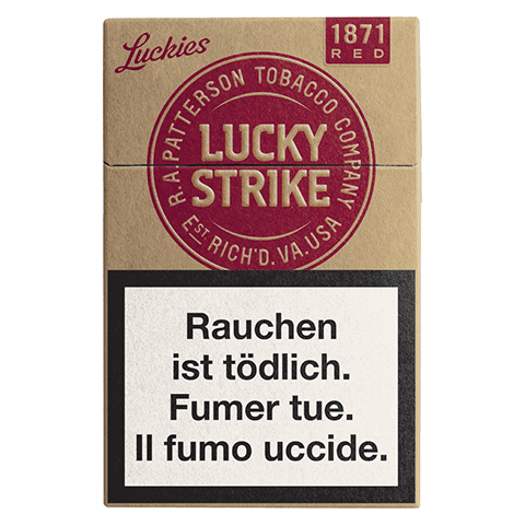 illustration pour Lucky Strike sans additifs