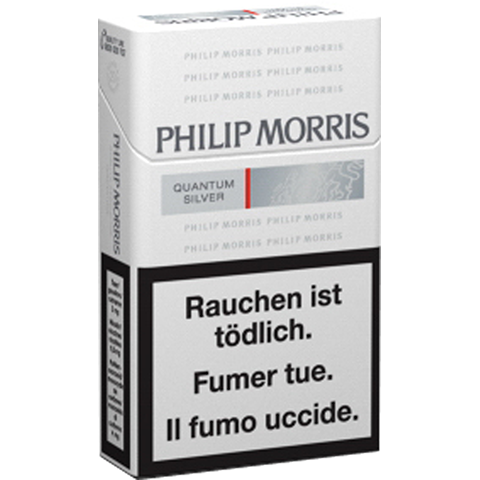 illustration pour Philip Morris Quantum Silver